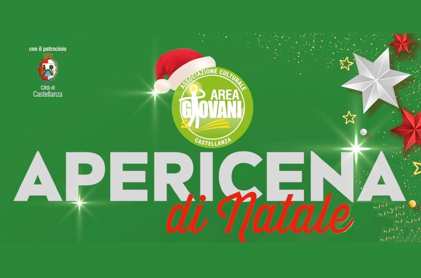 Apericena di Natale Venerdì 13 dicembre alle ore 19,45 presso la sala rotonda