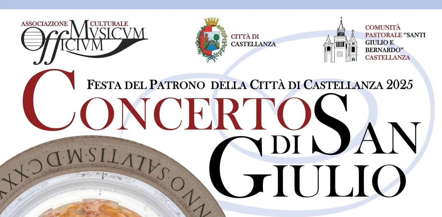 Sabato 1 Febbraio presso la chiesa parrocchiale di San Giulio concerto l’ensemble Officium Musicum presentrerà un concerto con l'esecuzione di musiche di Antonio Vivaldi