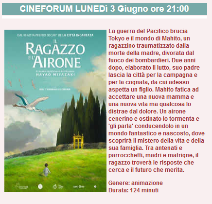 Il ragazzo e l'airone locandina e sommaria recensione